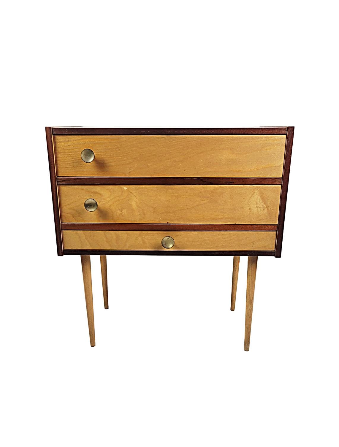 Niciak, drewno brązowy, lata 70.