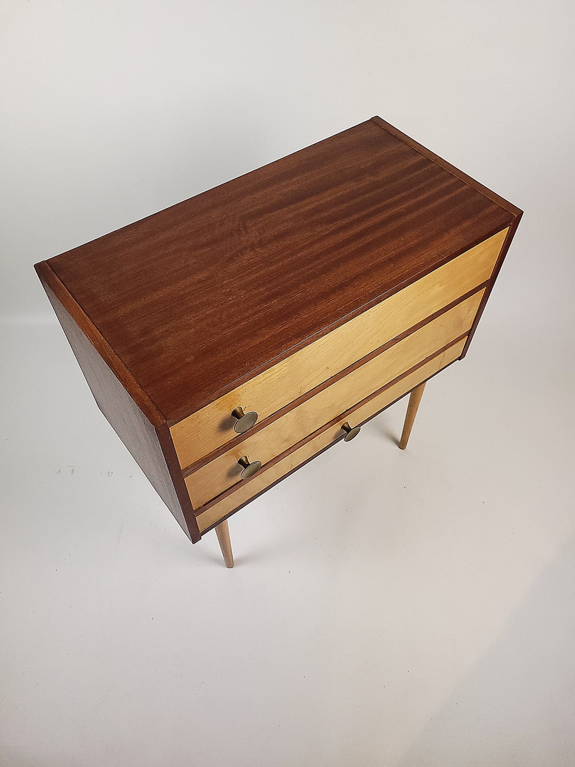 Niciak, drewno brązowy, lata 70. - 290530