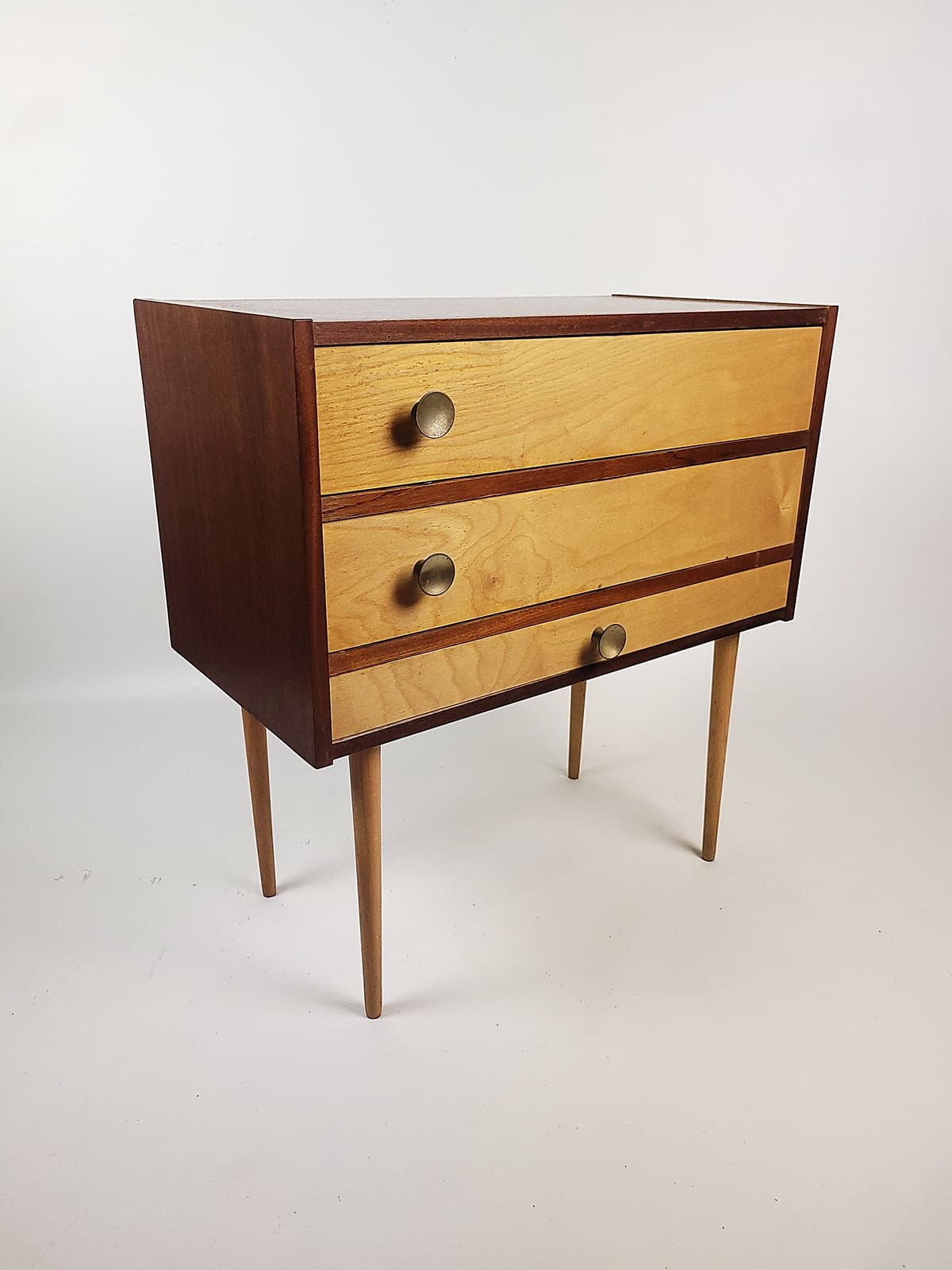 Niciak, drewno brązowy, lata 70. - 290523