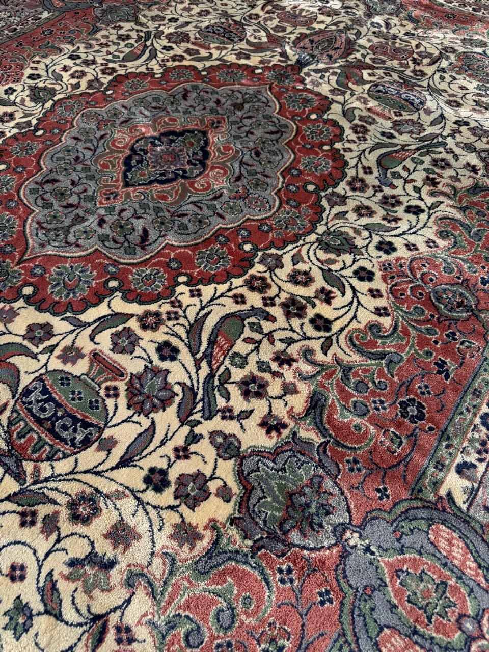 Dywan Rajski Ogród 290x200 cm, multikolor, jedwab belgijski bawełna, Belgia - 290546