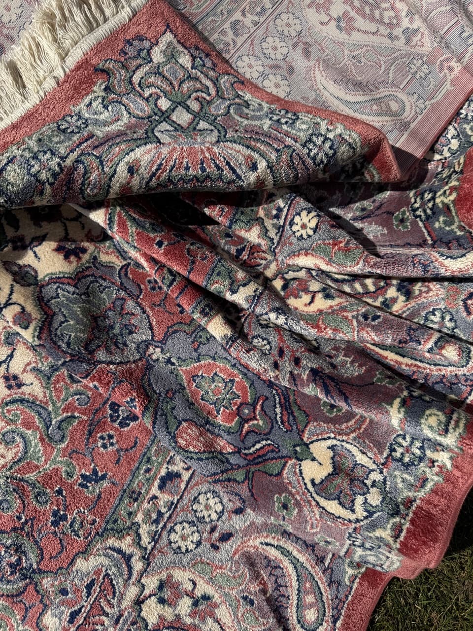 Dywan Rajski Ogród 290x200 cm, multikolor, jedwab belgijski bawełna, Belgia - 290538