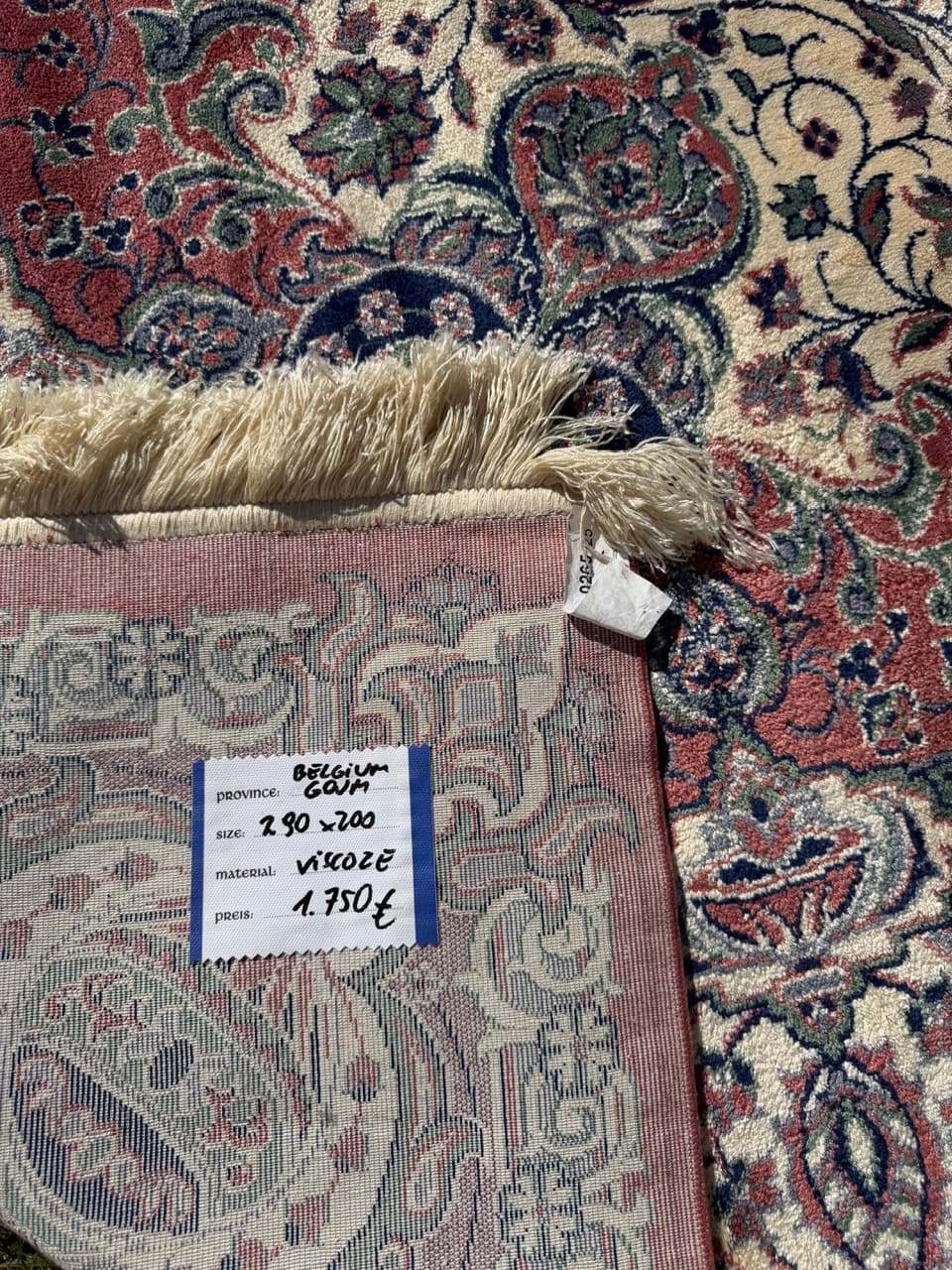 Dywan Rajski Ogród 290x200 cm, multikolor, jedwab belgijski bawełna, Belgia - 290545