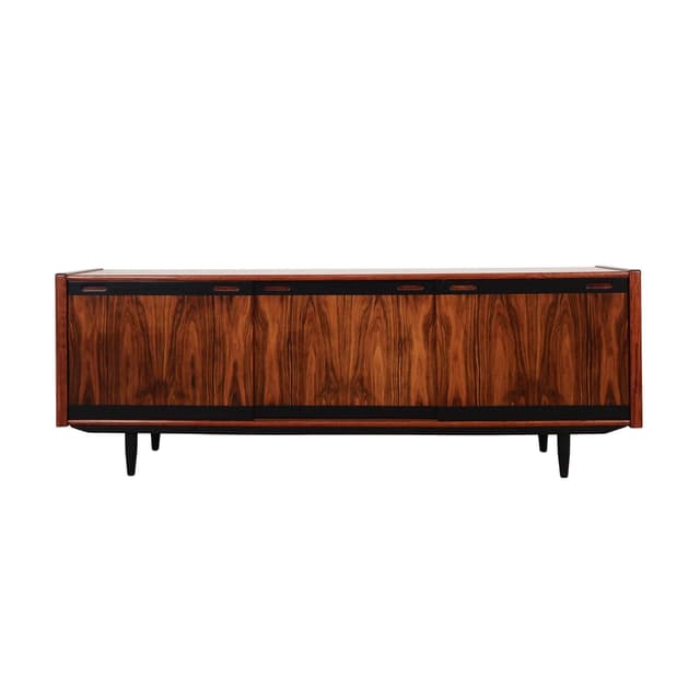 Sideboard, palisander brązowy, Skovby Møbelfabrik, Dania, lata 70. - WYMIARY