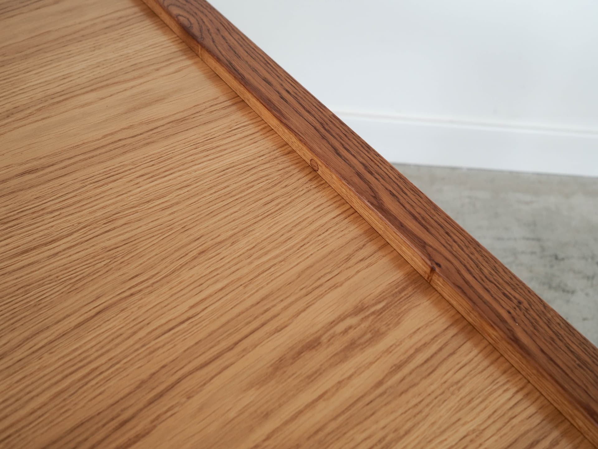 Coffee table, brown oak, Denmark, 1970s. - 290712