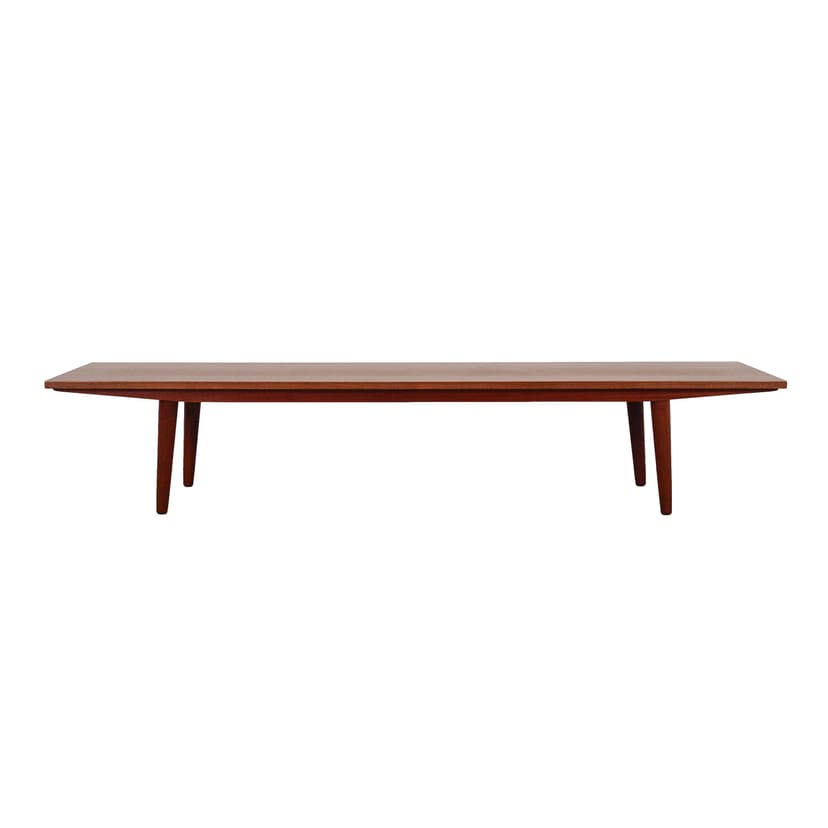 Lowboard, tekowy brąz, teak, Dania, lata 70.