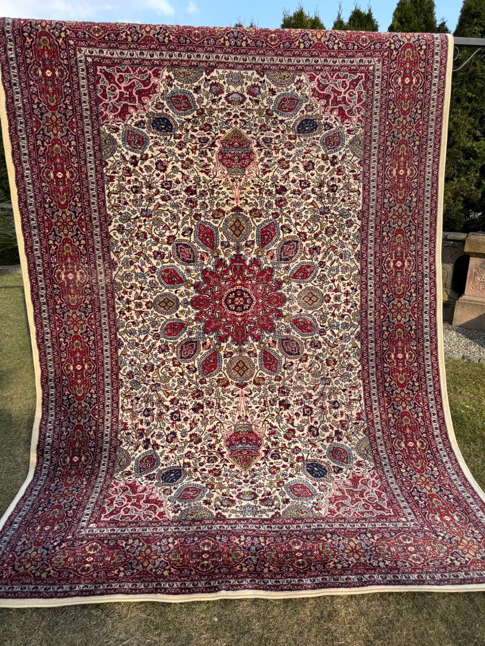 Dywan perski Ghoum 315x215 cm, multikolor, wełna, Iran, lata 90. - 290727