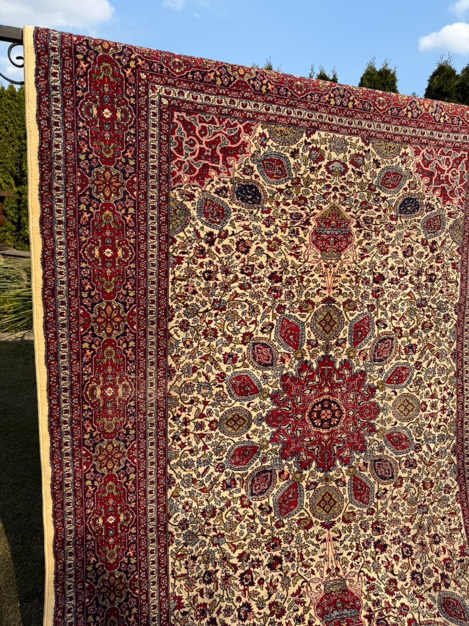 Dywan perski Ghoum 315x215 cm, multikolor, wełna, Iran, lata 90. - 290729