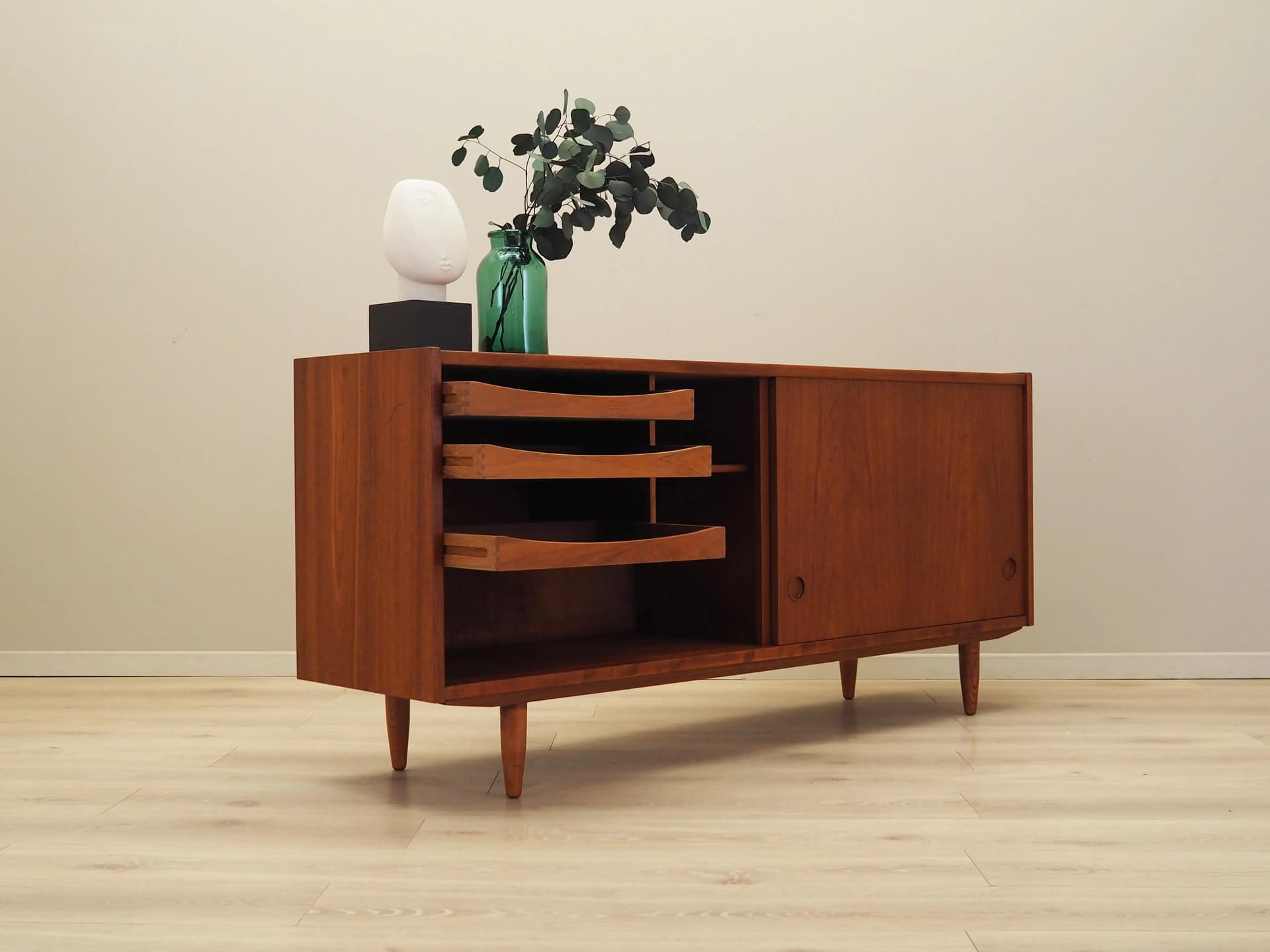 Sideboard, teak, Dania, lata 70. - 21401