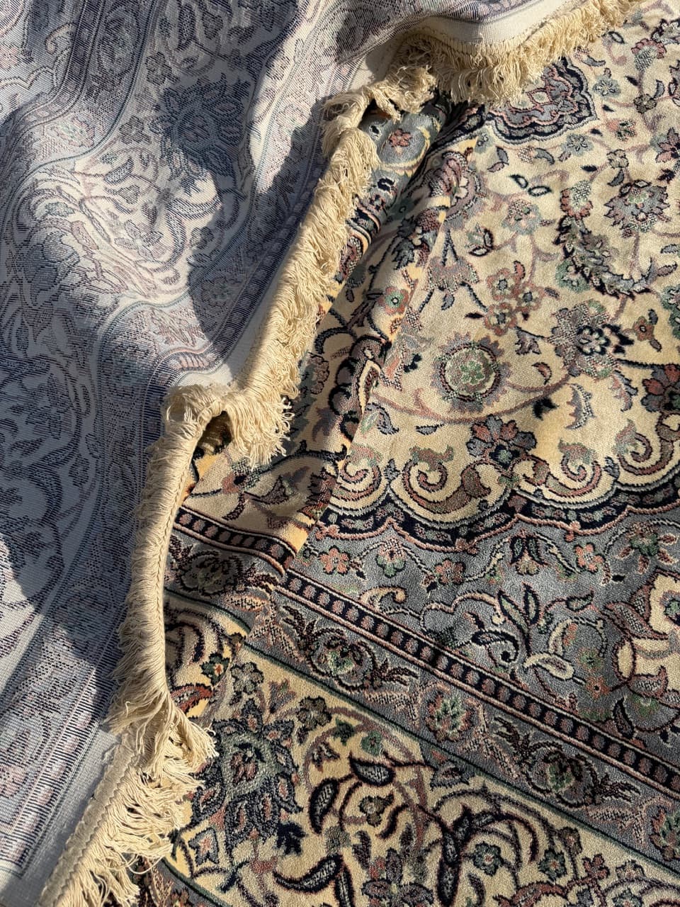 Dywan Rajski Ogród 290x200 cm, beżowy, wiskoza bawełna, Belgia - 290802