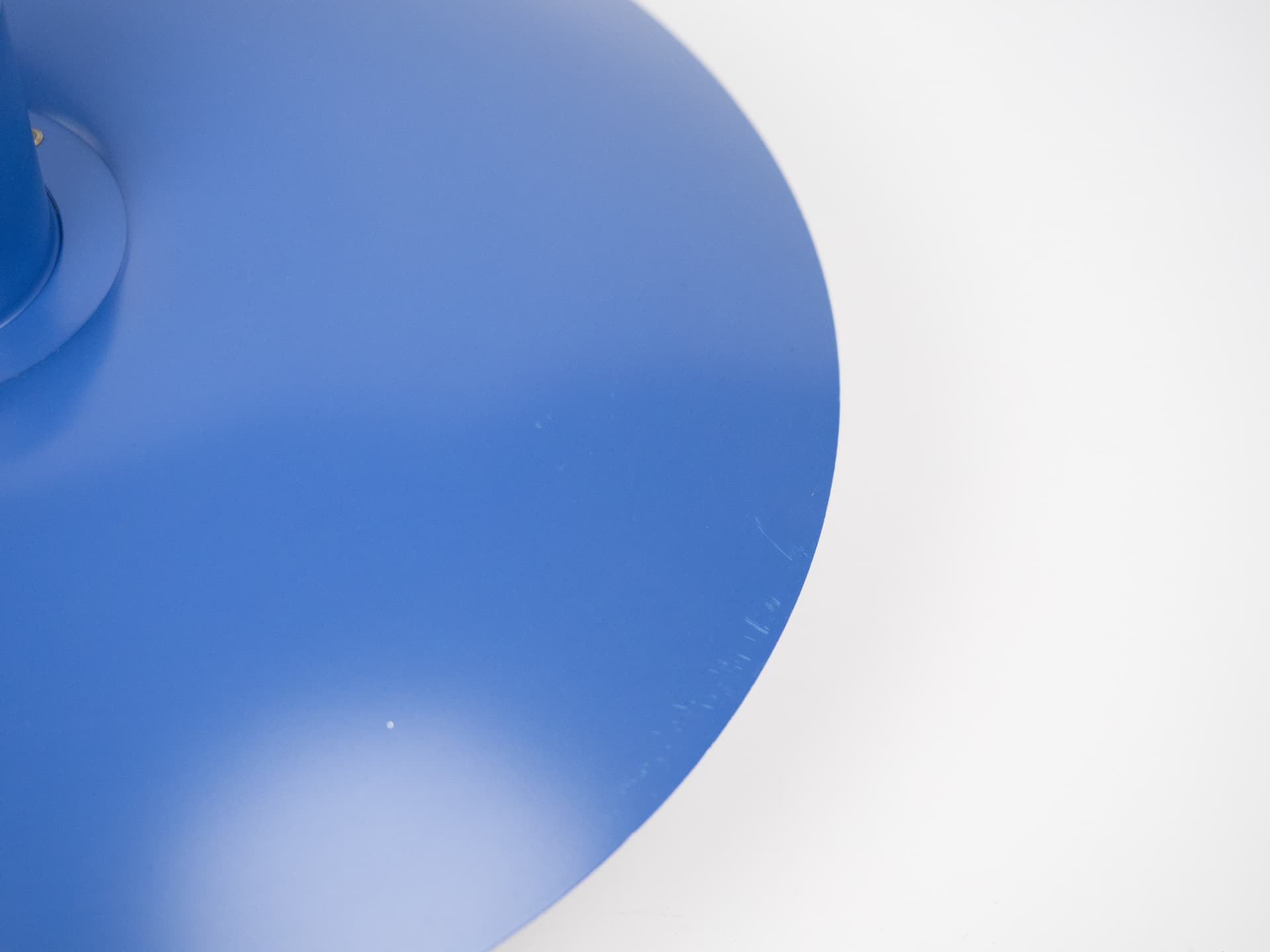 Lampa wisząca PH 4/3, niebieski, metal, proj. P. Henningsen, Louis Poulsen, Dania, lata 70. - 290824