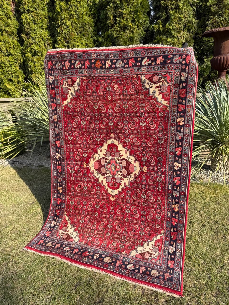 Dywan Bidjar 170x110 cm, czerwony, wełna, Iran - 290828