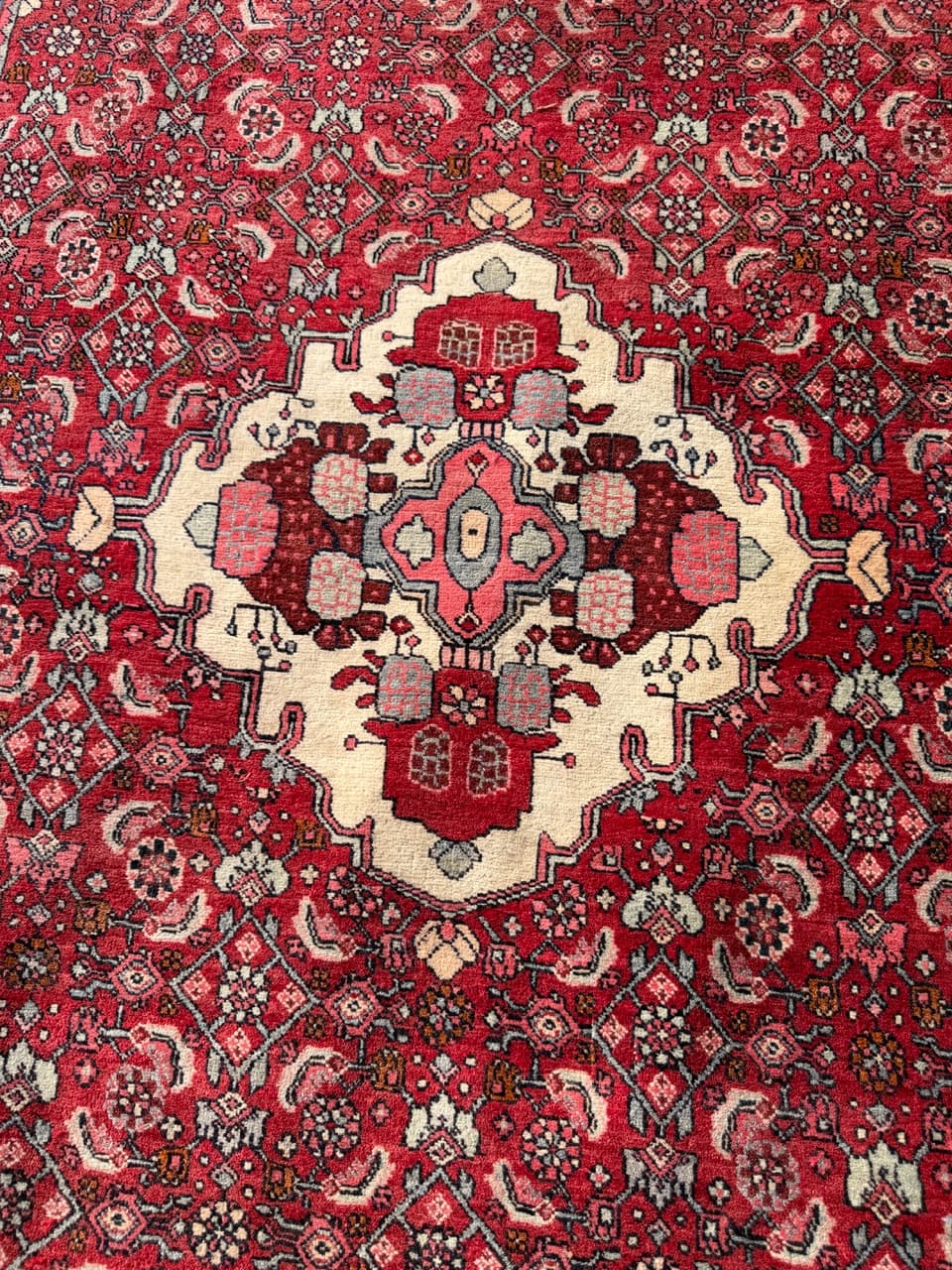 Dywan Bidjar 170x110 cm, czerwony, wełna, Iran - 290840