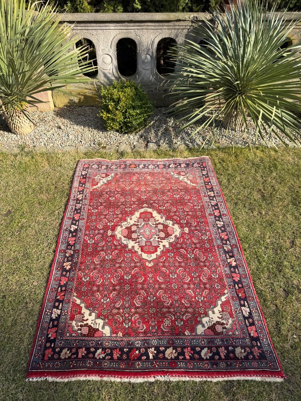 Dywan Bidjar 170x110 cm, czerwony, wełna, Iran - 290837