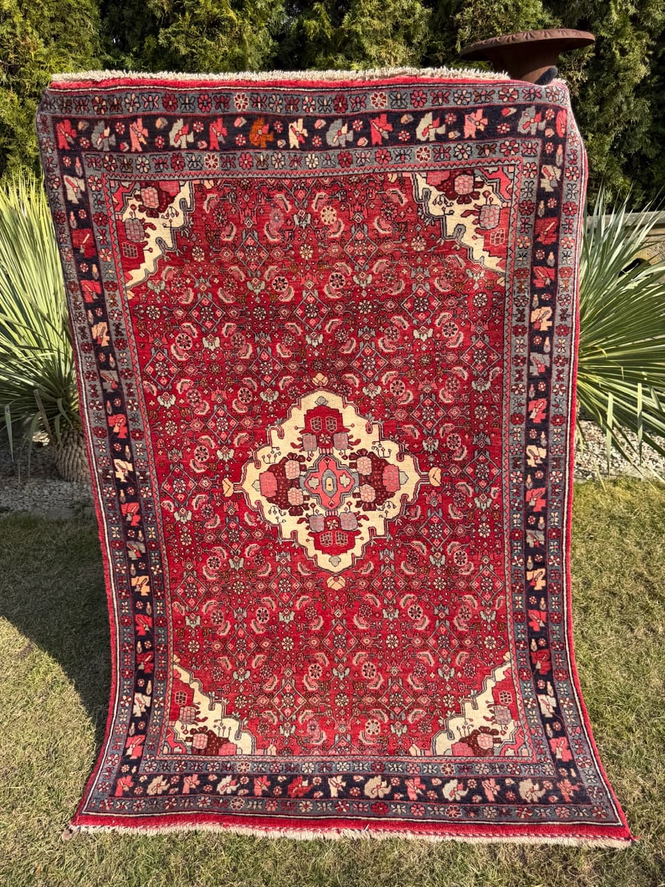 Dywan Bidjar 170x110 cm, czerwony, wełna, Iran - 290827