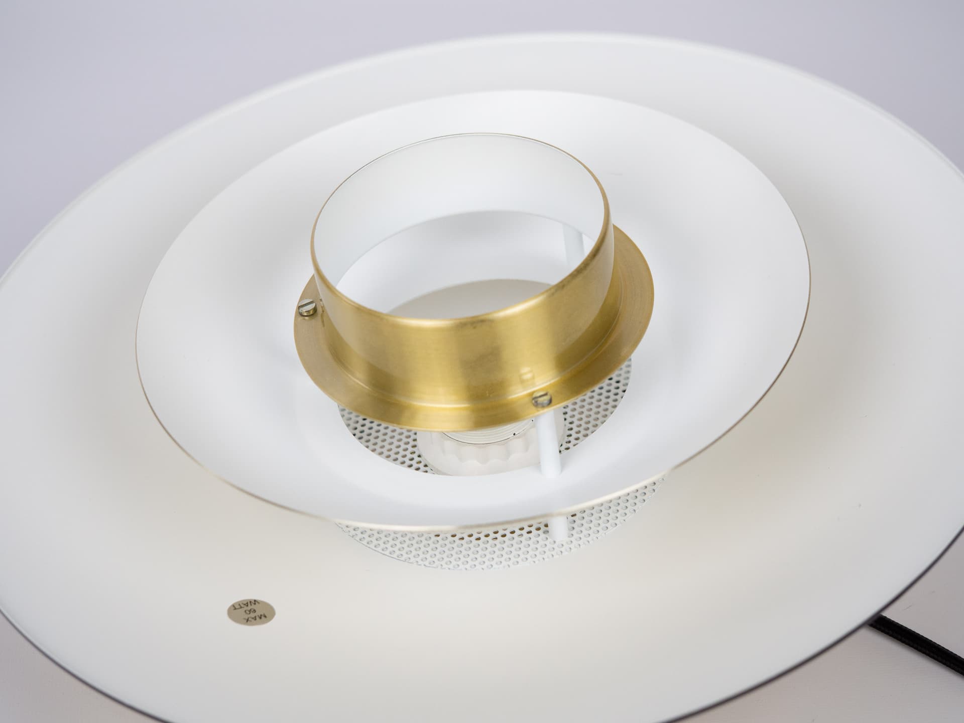 Lampa wisząca Form Light, mosiądz złoty, Form Light, Dania, lata 80. - 291039