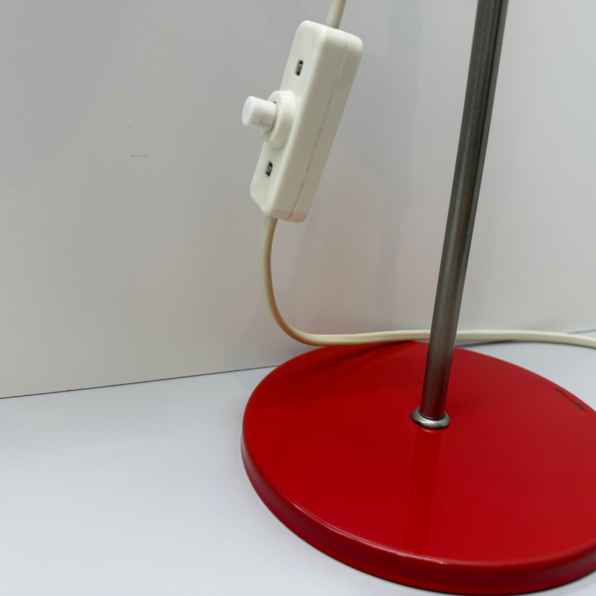 Lampka biurkowa, czerwona, Niemcy, lata 70. - 291091