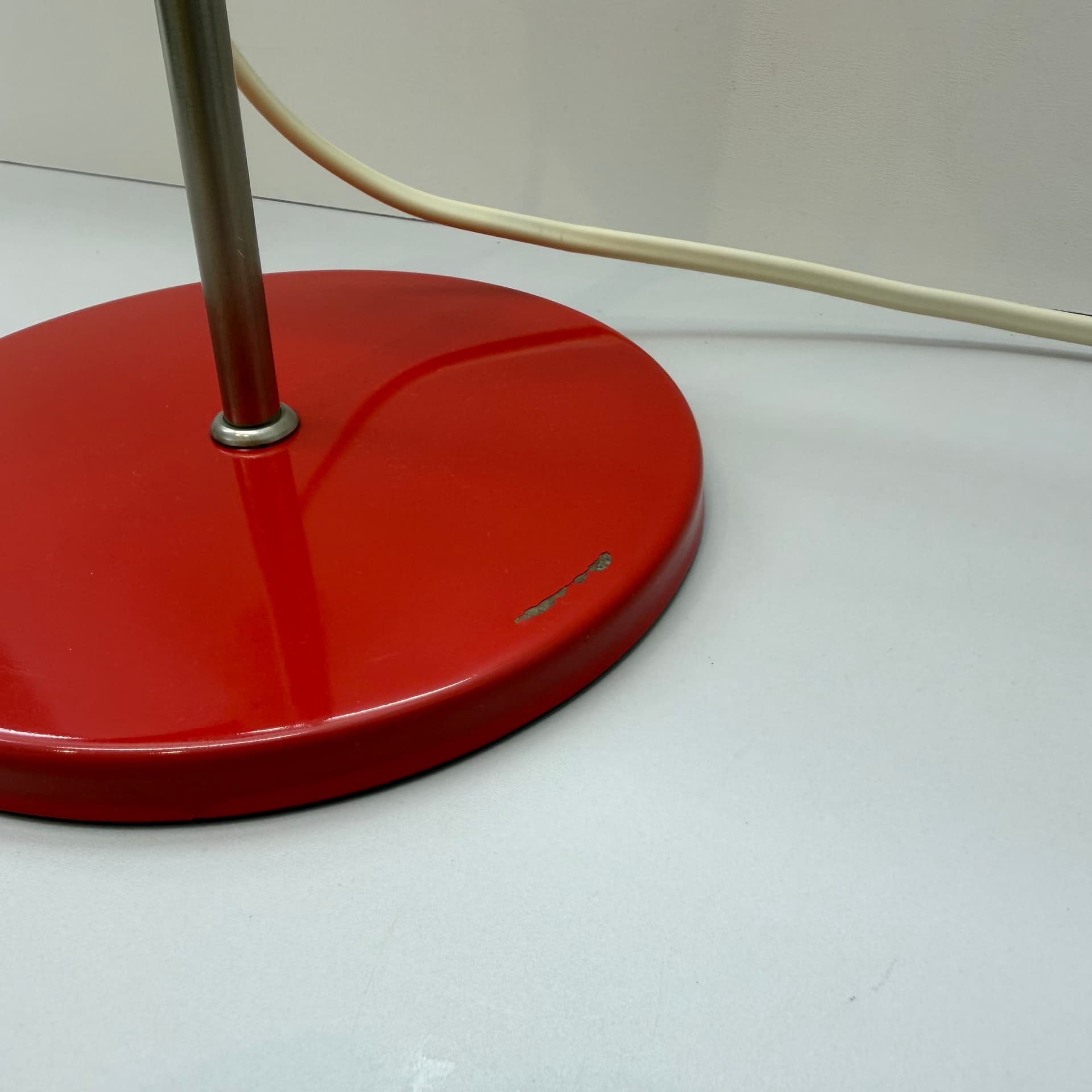 Lampka biurkowa, czerwona, Niemcy, lata 70. - 291083