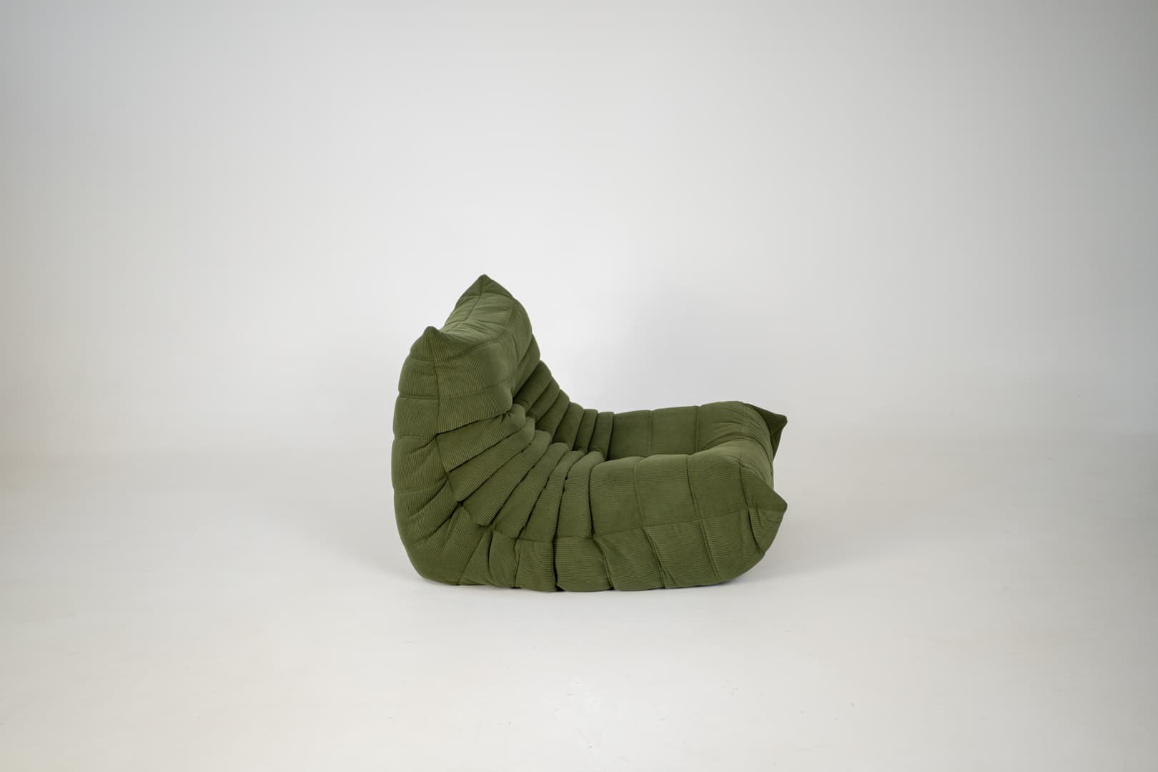 Fotel wypoczynkowy Togo, cord loden green - 291142