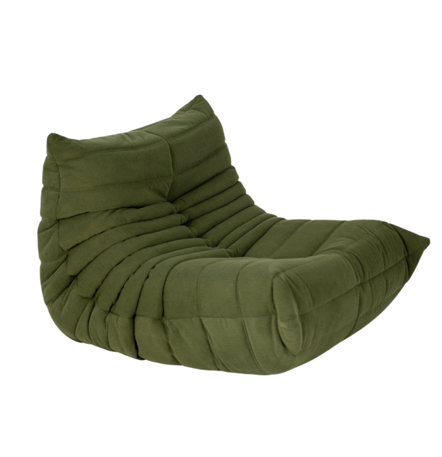 Fotel wypoczynkowy Togo, cord loden green