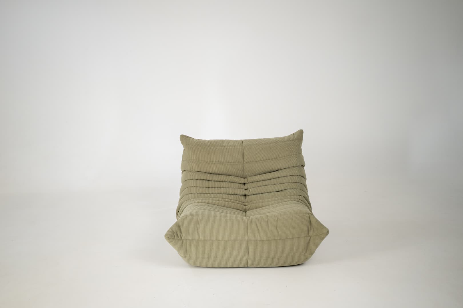 Fotel wypoczynkowy Togo, cord sage green - 291226