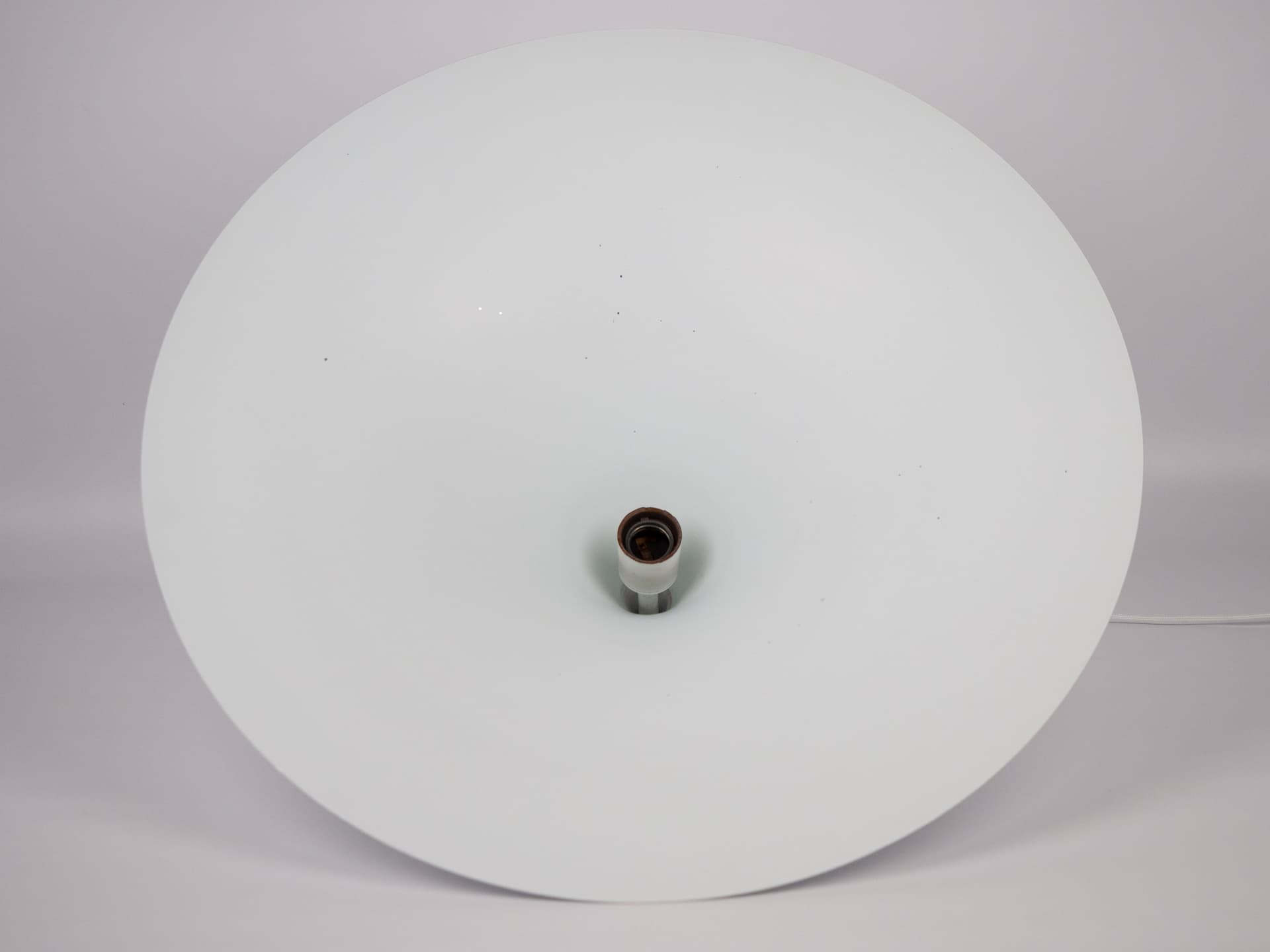 Lamp Semi, white metal, by C. Bonderup, T. Thorup, Fog & Mørup, Denmark, 1960s. - 291368