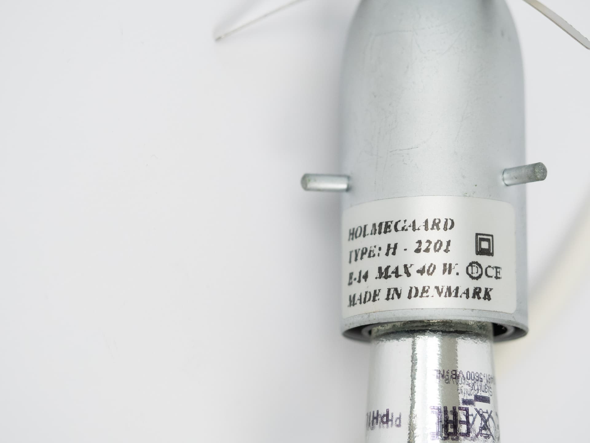 Pair of pendant lamps, mint, glass, Holmegaard, Denmark, 2000s. - 291414