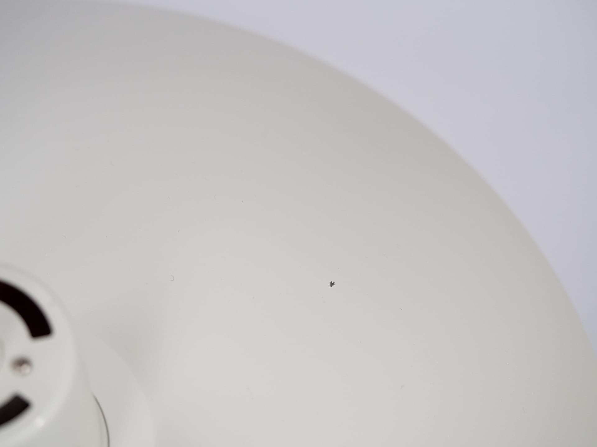 Pendant lamp PH 4/3, white aluminum, by P. Henningsen, Louis Poulsen, Denmark, 1980s. - 291501