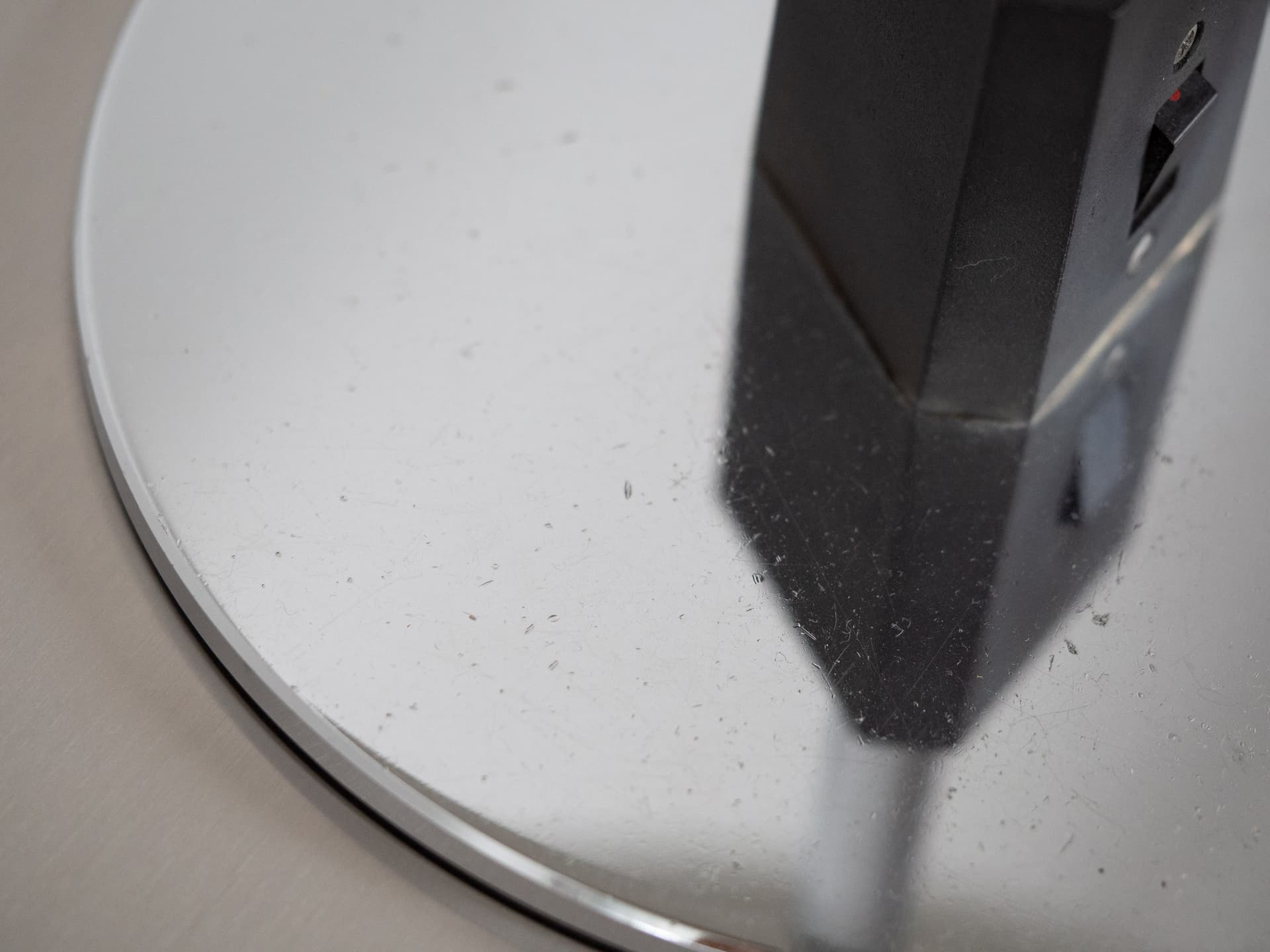 Table lamp PH 4/3, white metal, chrome, by P. Henningsen, Louis Poulsen, Denmark, 1970s. - 291532