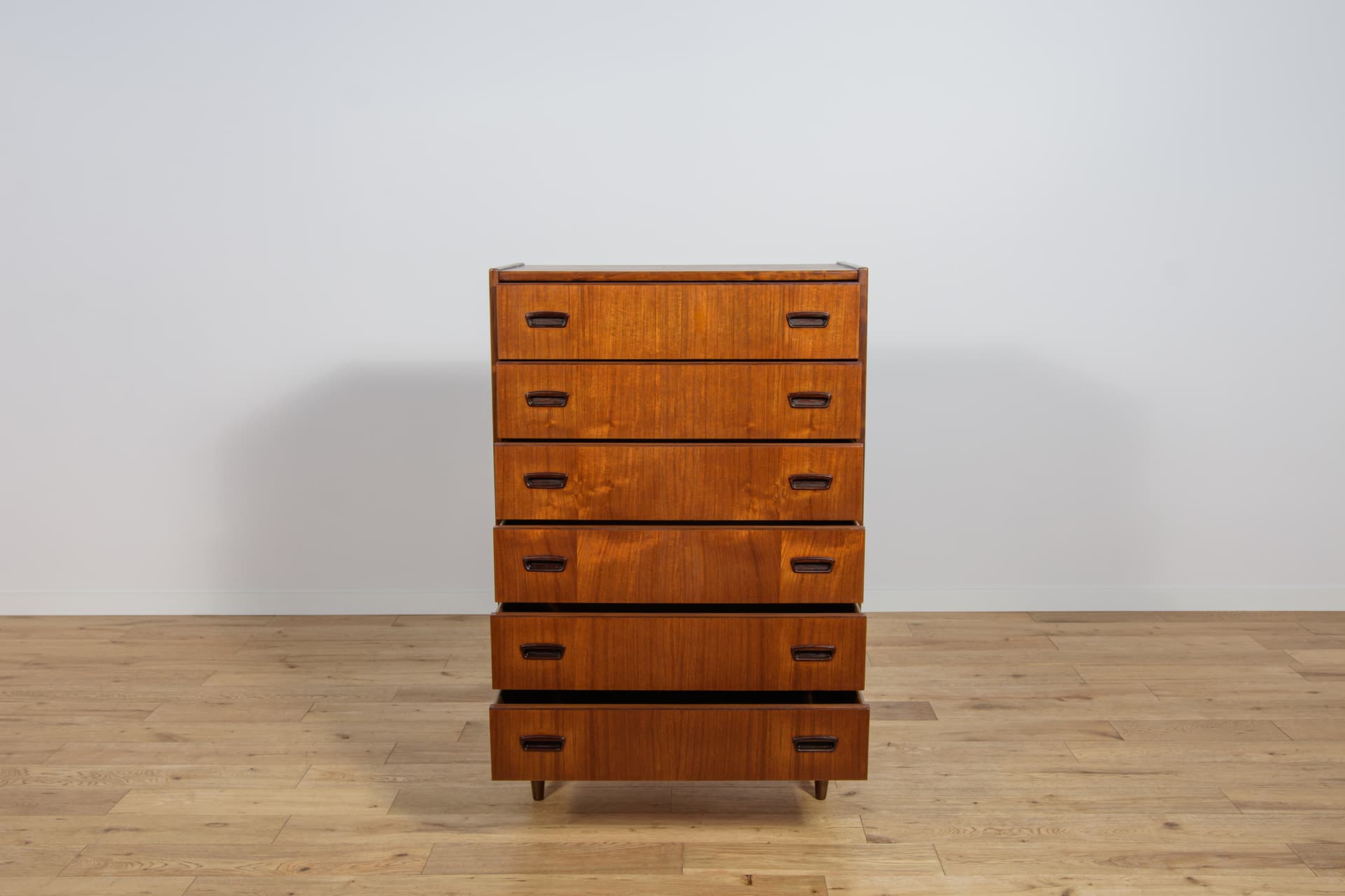 Komoda, teak brązowy, Dania, lata 60. - 291616