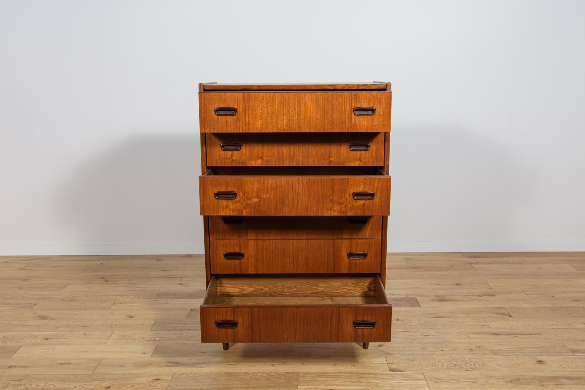 Komoda, teak brązowy, Dania, lata 60. - 291611