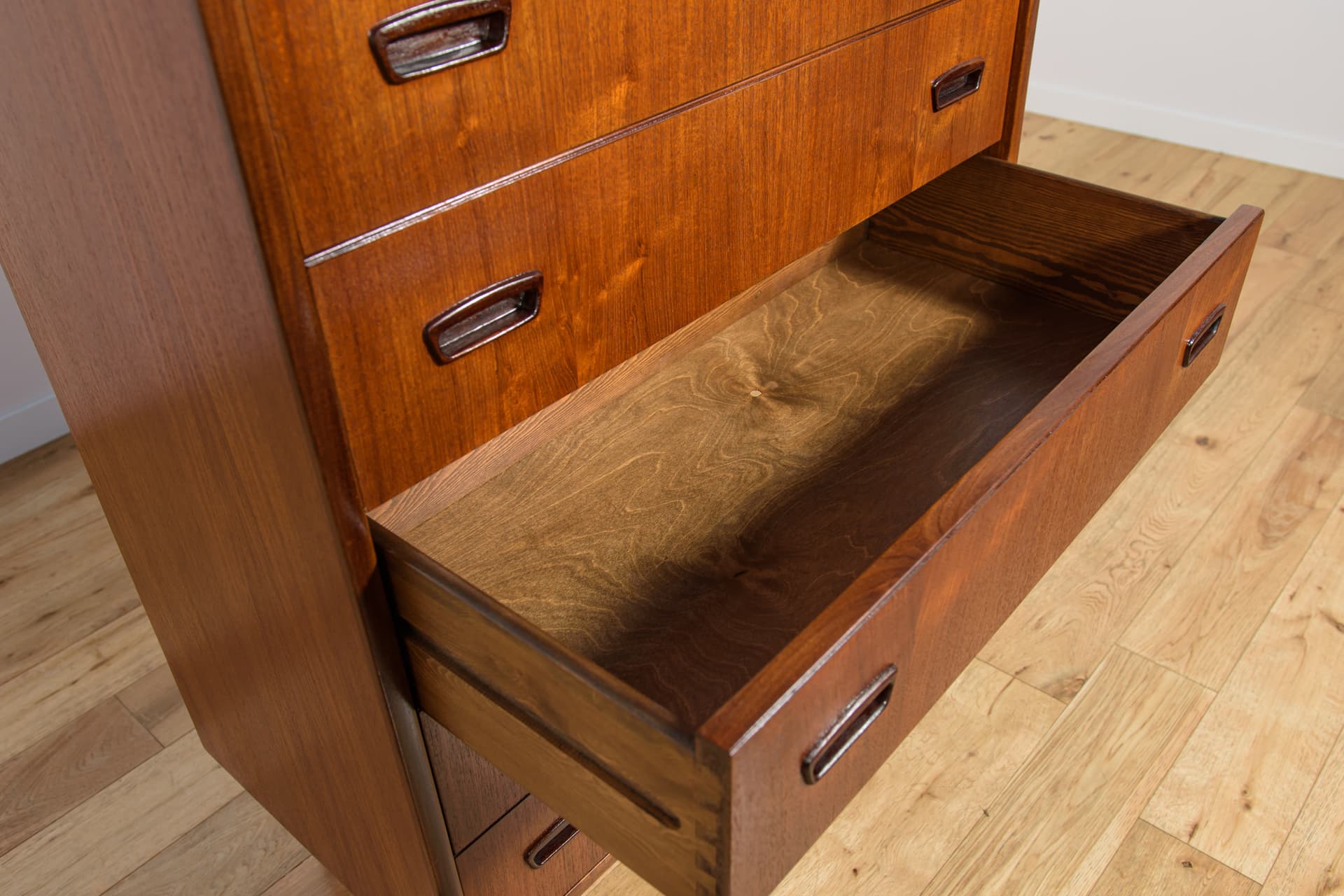 Komoda, teak brązowy, Dania, lata 60. - 291613