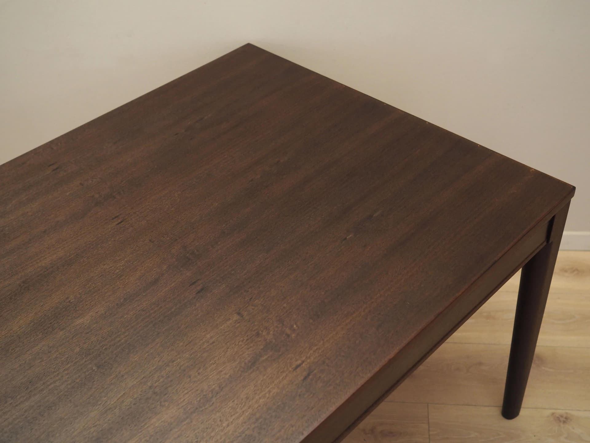 Mahogany desk, brown, mahogany, by F. Juhl, Denmark, 1970s. - 21796