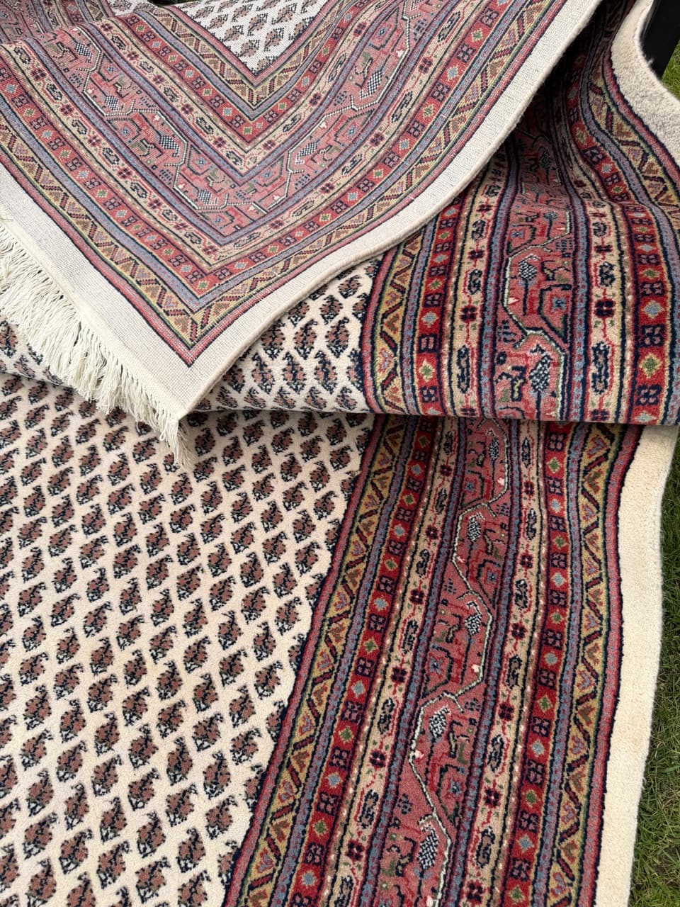 Dywan Indo Mir, 320x250 cm, beżowy, wełna, Indie - 291644