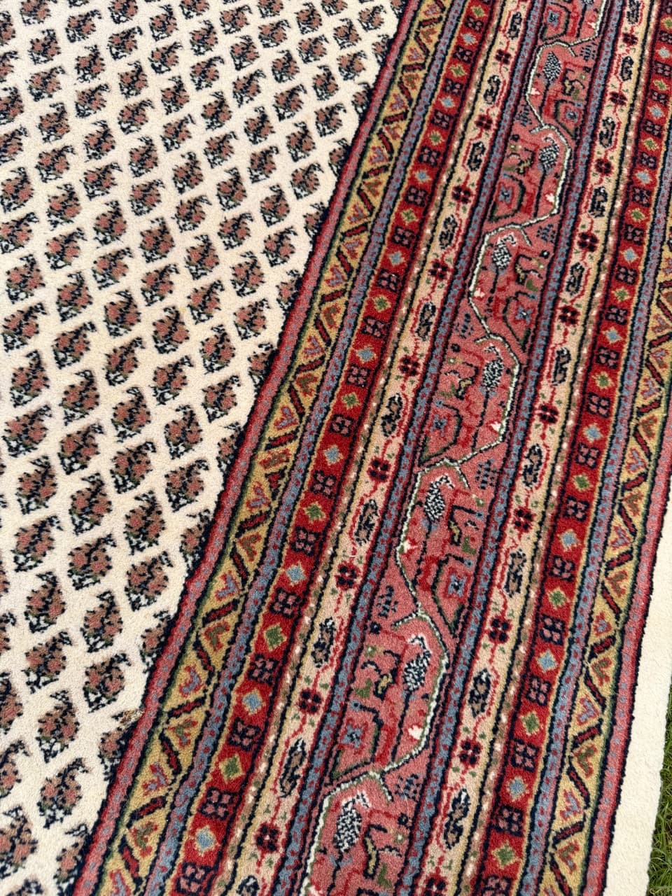 Dywan Indo Mir, 320x250 cm, beżowy, wełna, Indie - 291649