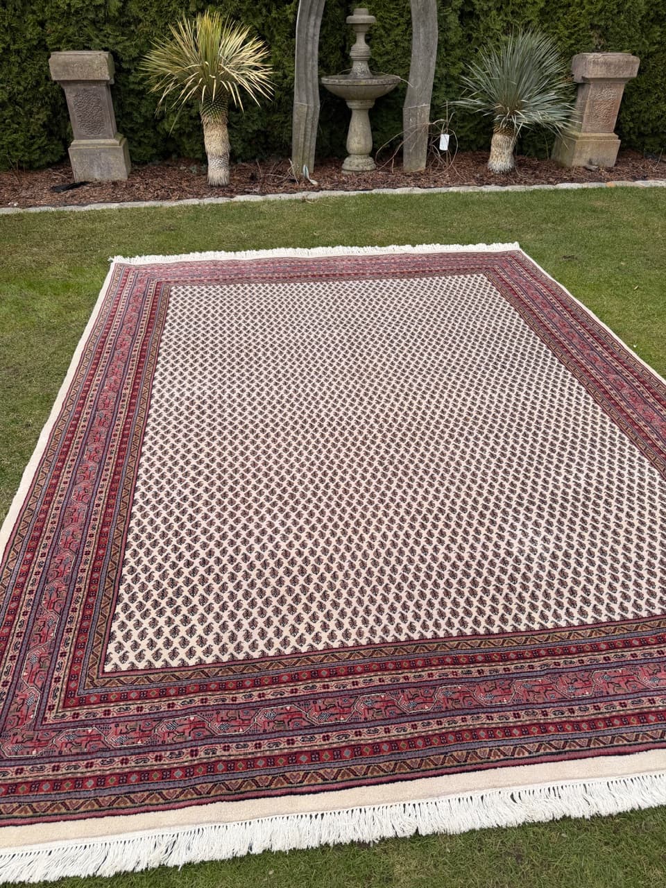 Dywan Indo Mir, 320x250 cm, beżowy, wełna, Indie - 291646