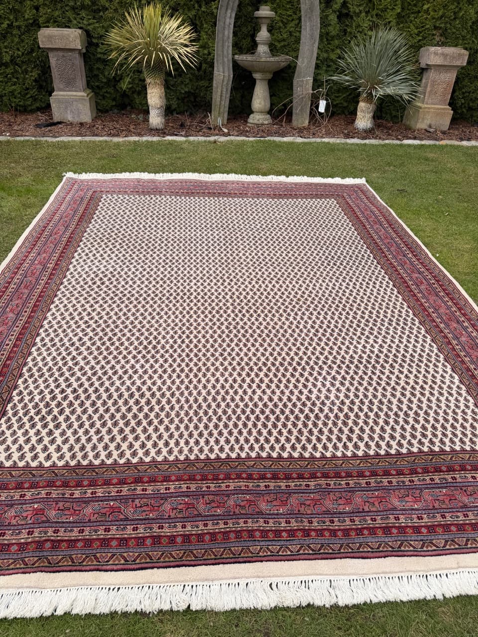 Dywan Indo Mir, 320x250 cm, beżowy, wełna, Indie - 291647