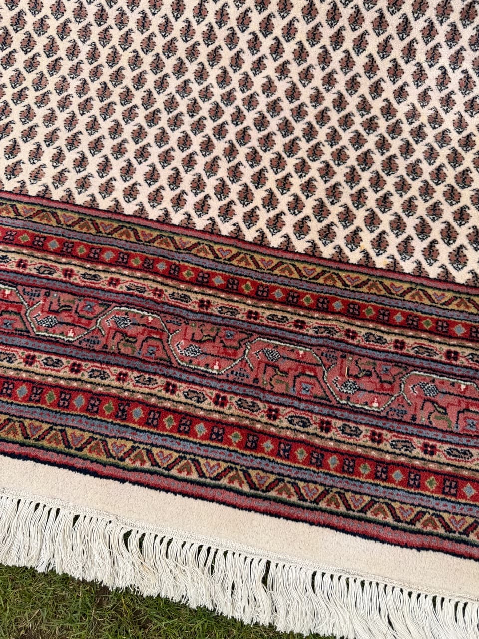 Dywan Indo Mir, 320x250 cm, beżowy, wełna, Indie - 291640