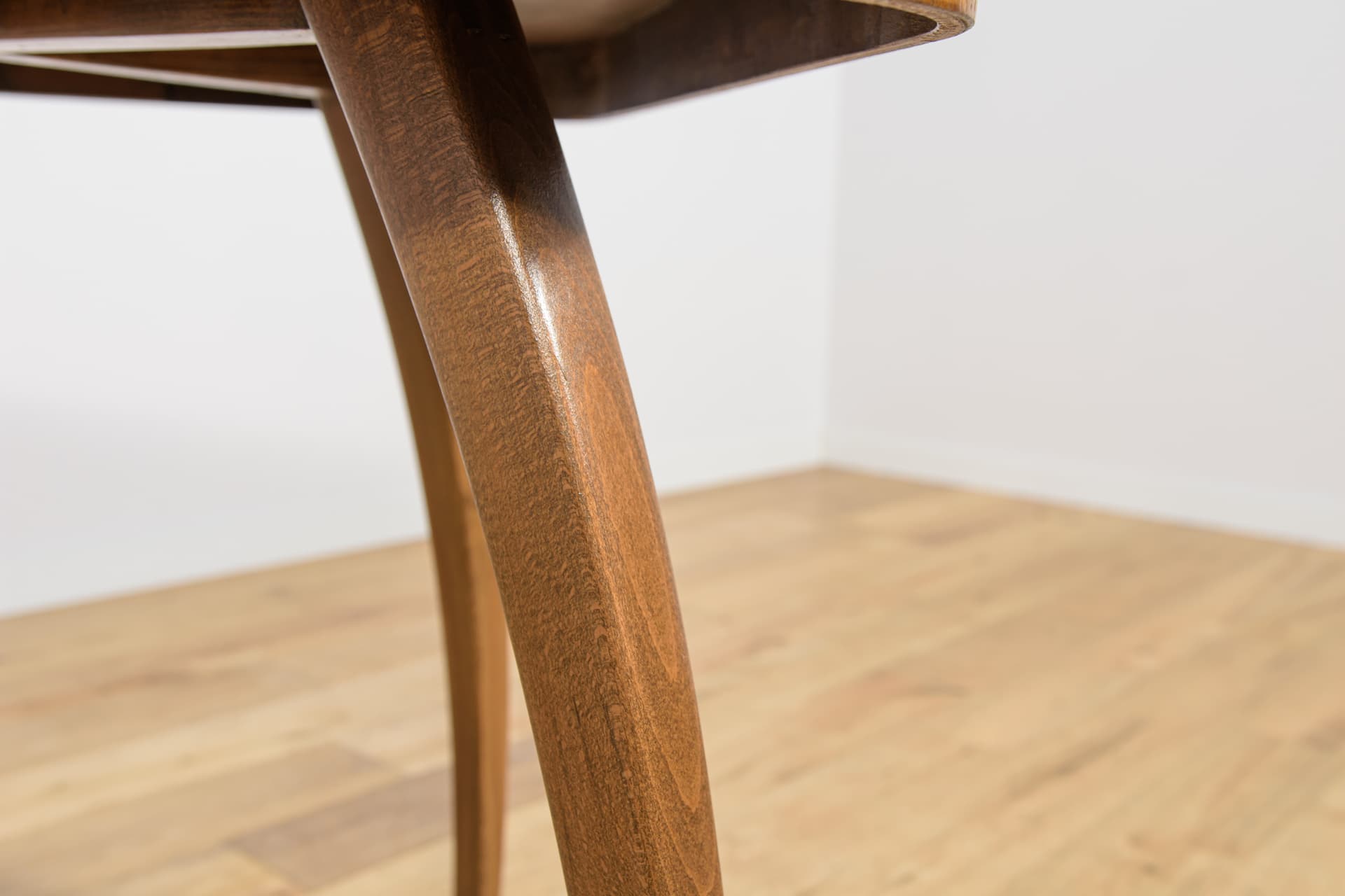 Coffee Table H-259, brown, beech, oak, by J. Halabala, UP Závody, Czech Republic, 1960s. - 291710