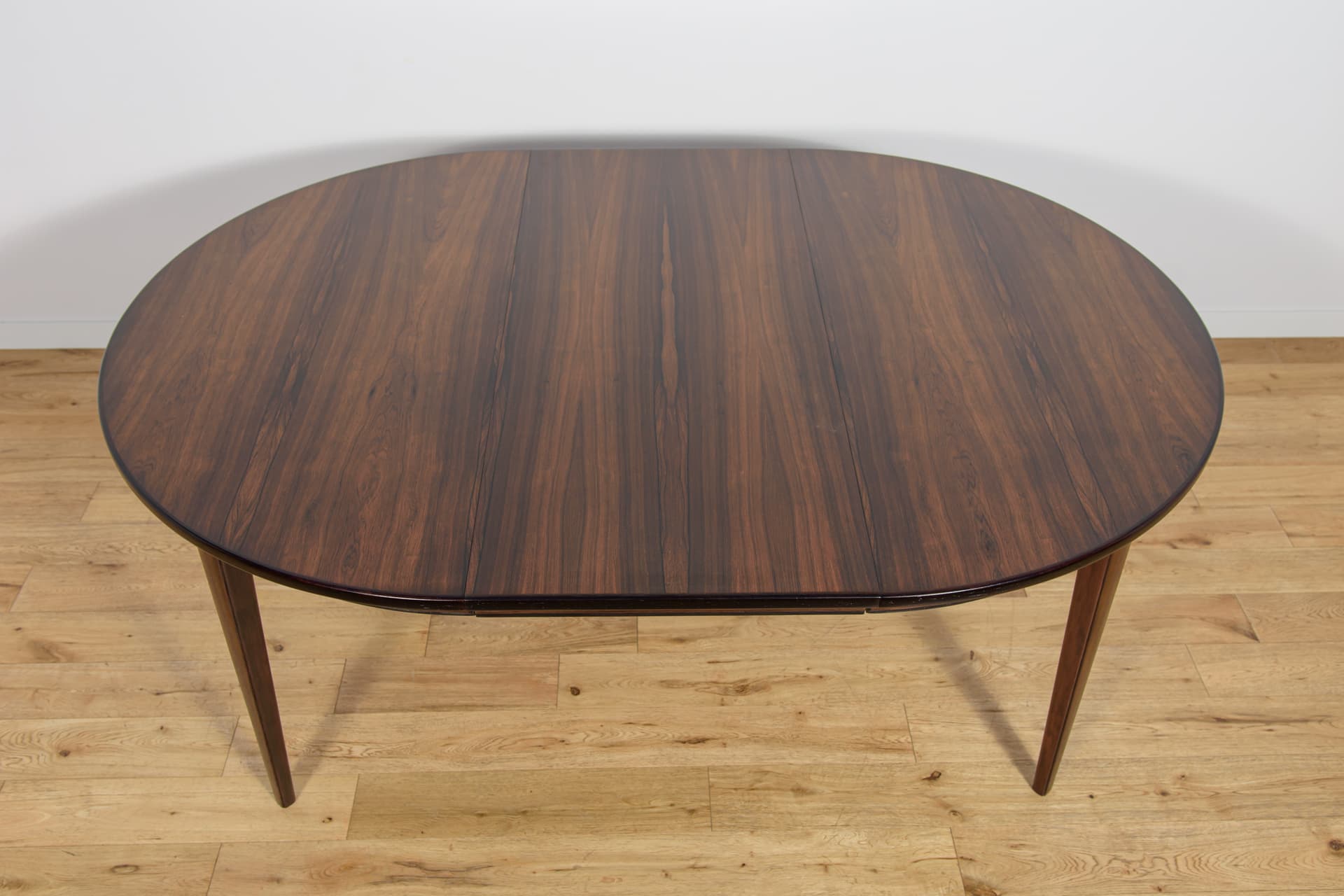 Round Extendable Dining Table Model 55, rosewood, by G. Omann, Omann Jun, Denmark, 1960s. - 291719