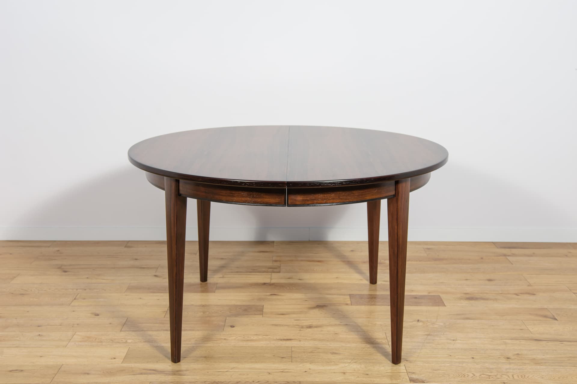 Round Extendable Dining Table Model 55, rosewood, by G. Omann, Omann Jun, Denmark, 1960s. - 291713