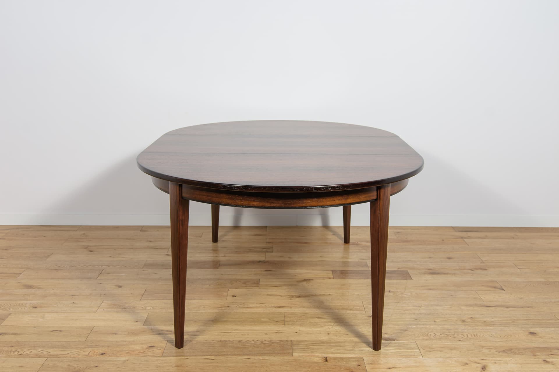 Round Extendable Dining Table Model 55, rosewood, by G. Omann, Omann Jun, Denmark, 1960s. - 291722