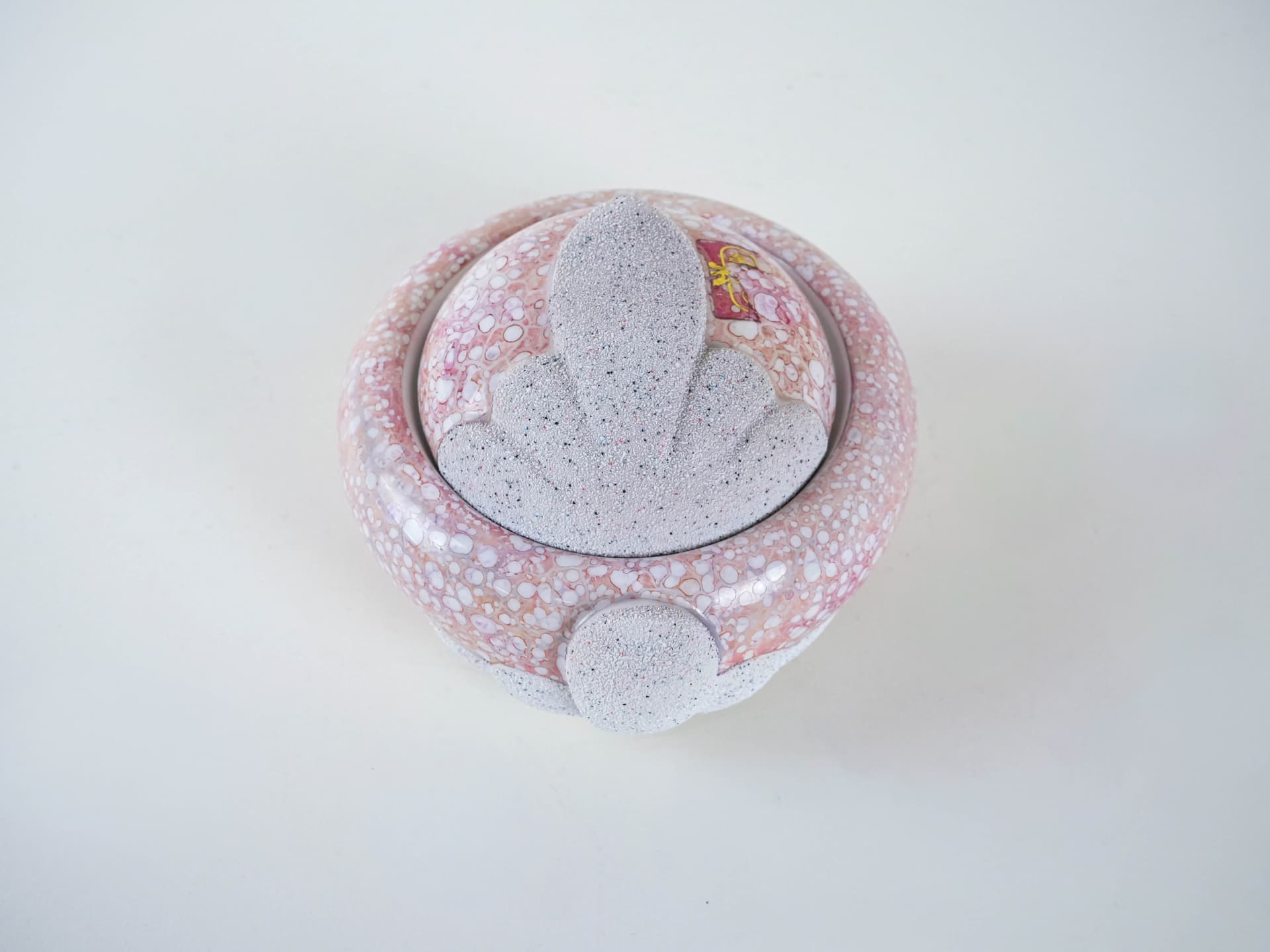 Sugar bowl, multicolor ceramics, Italy, 1970s. - 291793