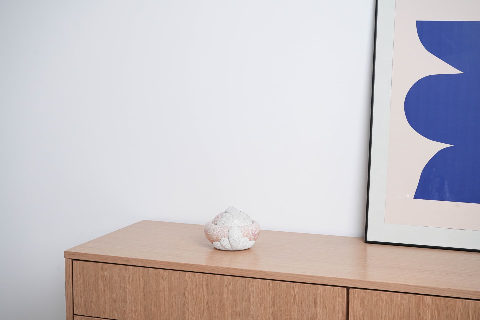 Sugar bowl, multicolor ceramics, Italy, 1970s. - 291791