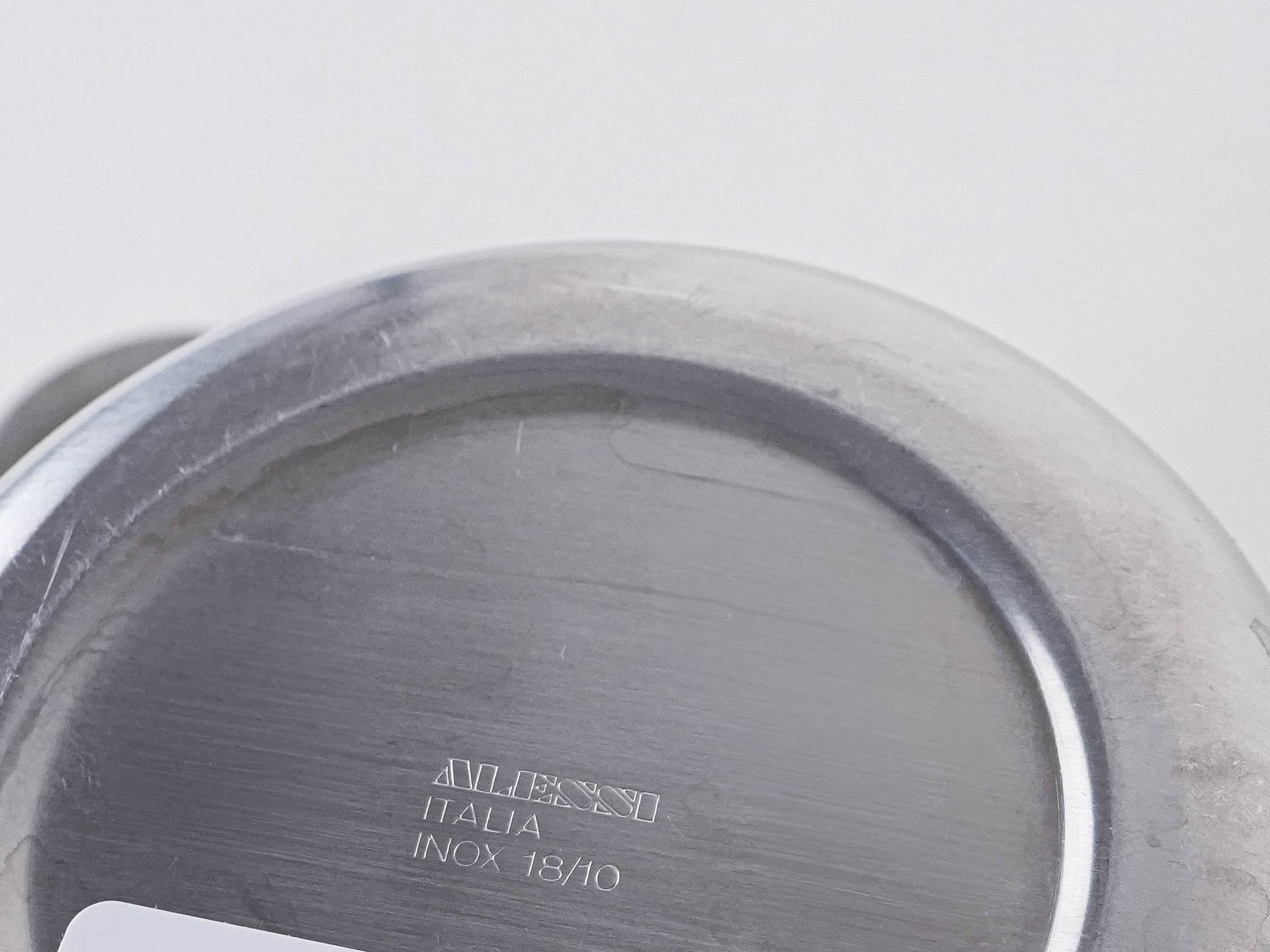 Wiaderko na lód, stal nierdzewna srebrna, Alessi, Włochy, lata 70. - 291884