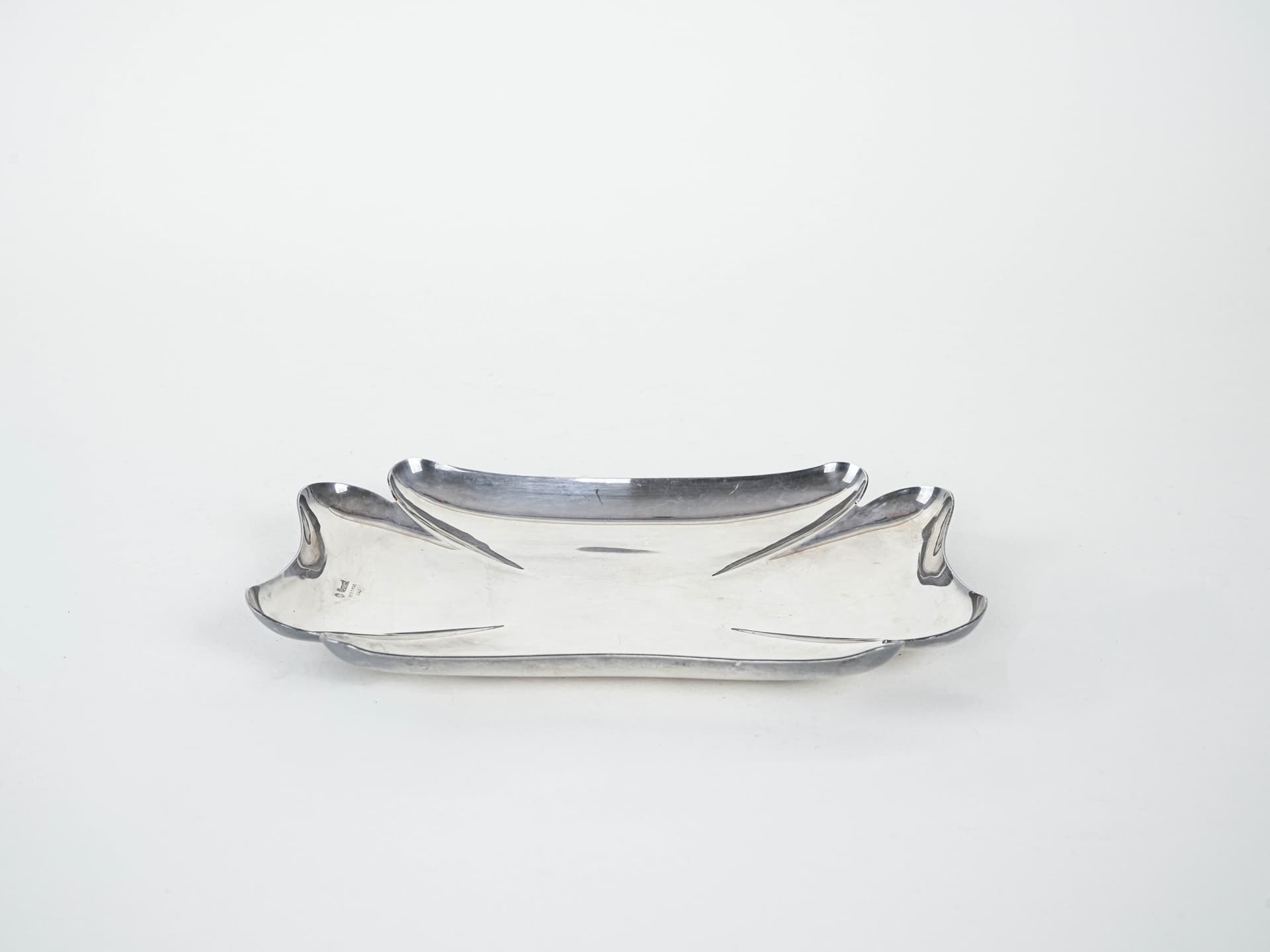 Tray, silver metal, Cassetti, Italy, 1970s. - 291976