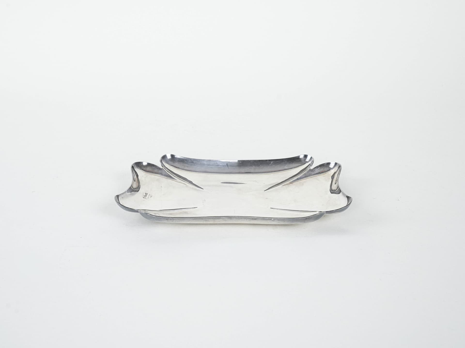 Tray, silver metal, Cassetti, Italy, 1970s. - 291975