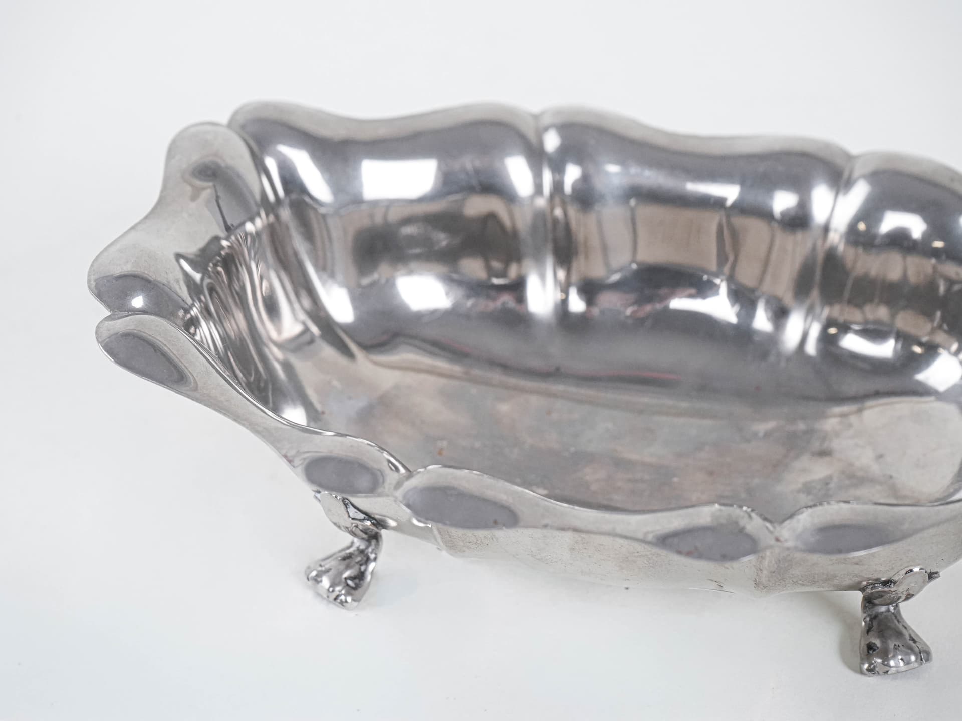 Patera owalna, srebro, Włochy, lata 70. - 292018