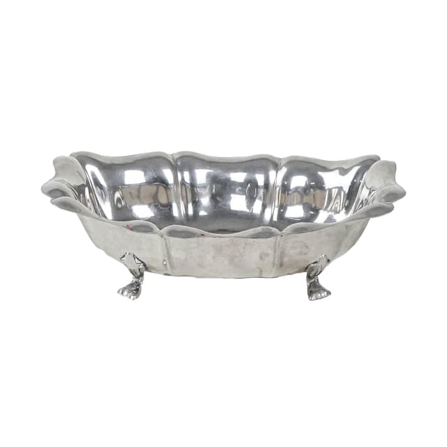 Patera owalna, srebro, Włochy, lata 70. - WYMIARY