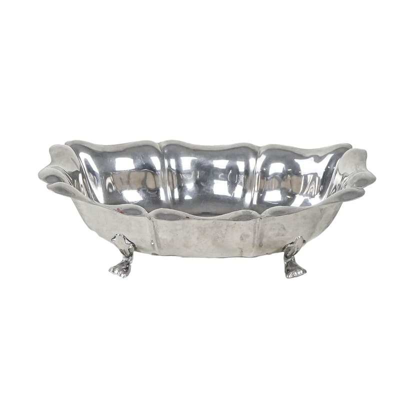 Patera owalna, srebro, Włochy, lata 70.