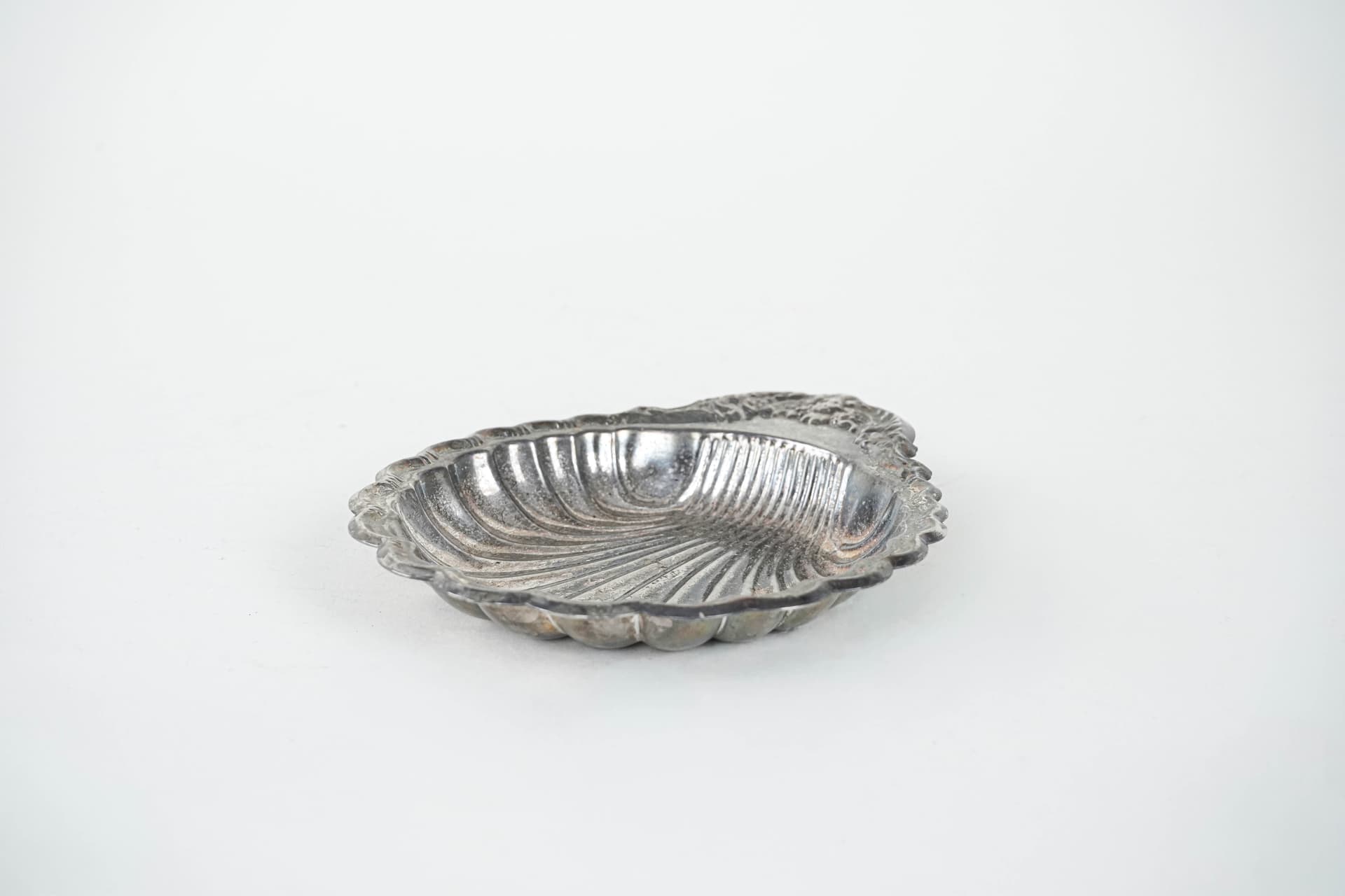 Patera muszla, metal srebrny, Włochy, lata 60. - 292046